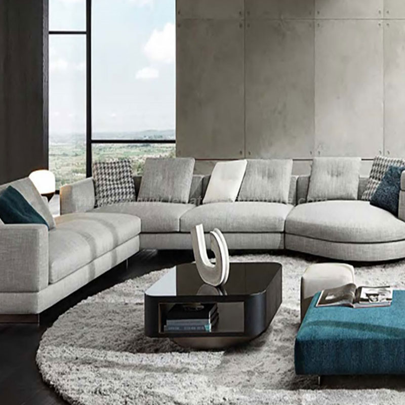 Sofa góc vải hiện đại Nội thất sang trọng