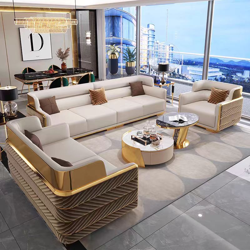 Ánh sáng mô -đun sofa sang trọng | Tự do xác định phòng khách Ý của bạn