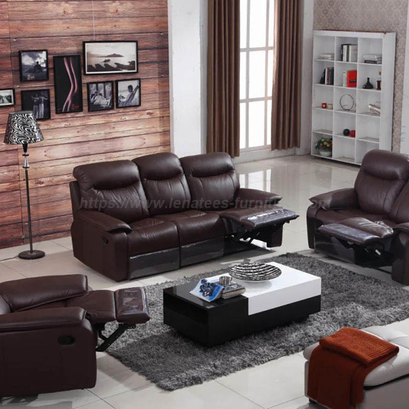 Sofa da 6 chỗ ngồi có thể ngả điện mới